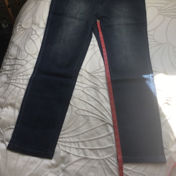 Diane Gilman  | Women’s stretch jeans, skinny cut, size 16, blue. NWT - Picture 5 of 7